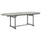 Set da Pranzo per Giardino 7 pz in Legno Massello di Acacia