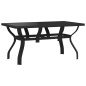 Set da Pranzo da Giardino 5 pz Nero Set da Pranzo da Giardino 5 pz Nero