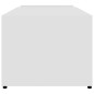 Tavolino da Salotto Bianco 90x45x35 cm in Legno Multistrato Tavolino da Salotto Bianco 90x45x35 cm in Legno Multistrato