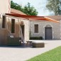 Tenda da Sole Autoportante Automatica 450x300cm Arancio Marrone Tenda da Sole Autoportante Automatica 450x300cm Arancio Marrone