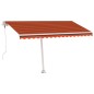 Tenda da Sole Autoportante Automatica 450x300cm Arancio Marrone Tenda da Sole Autoportante Automatica 450x300cm Arancio Marrone