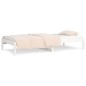 Dormeuse Bianca 90x200 cm in Legno Massello di Pino Dormeuse Bianca 90x200 cm in Legno Massello di Pino