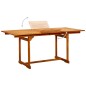 vidaXL Set Mobili da Pranzo per Giardino 7 pz Legno Massello di Acacia vidaXL Set Mobili da Pranzo per Giardino 7 pz Legno Massello di Acacia