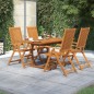 Set Mobili da Pranzo per Giardino 5 pz Legno Massello di Acacia Set Mobili da Pranzo per Giardino 5 pz Legno Massello di Acacia