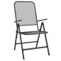 Set da Pranzo per Giardino 5pz Rete Metallica Espansa Antracite Set da Pranzo per Giardino 5pz Rete Metallica Espansa Antracite