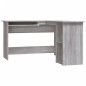 Scrivania Angolare Grigio Sonoma 120x140x75cm Legno Multistrato Scrivania Angolare Grigio Sonoma 120x140x75cm Legno Multistrato