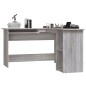 Scrivania Angolare Grigio Sonoma 120x140x75cm Legno Multistrato Scrivania Angolare Grigio Sonoma 120x140x75cm Legno Multistrato