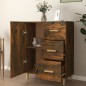 Credenza Rovere Fumo 69,5x34x90 cm in Legno Multistrato Credenza Rovere Fumo 69,5x34x90 cm in Legno Multistrato