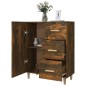 Credenza Rovere Fumo 69,5x34x90 cm in Legno Multistrato Credenza Rovere Fumo 69,5x34x90 cm in Legno Multistrato