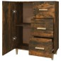 Credenza Rovere Fumo 69,5x34x90 cm in Legno Multistrato Credenza Rovere Fumo 69,5x34x90 cm in Legno Multistrato