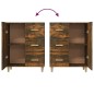 Credenza Rovere Fumo 69,5x34x90 cm in Legno Multistrato Credenza Rovere Fumo 69,5x34x90 cm in Legno Multistrato