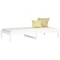 Dormeuse Bianca 80x200 cm in Legno Massello di Pino Dormeuse Bianca 80x200 cm in Legno Massello di Pino
