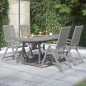 Set da Pranzo per Giardino 5 pz in Legno Massello di Acacia Set da Pranzo per Giardino 5 pz in Legno Massello di Acacia
