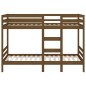 Letto a Castello Miele 80x200 cm in Legno Massello di Pino Letto a Castello Miele 80x200 cm in Legno Massello di Pino