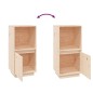 Credenza 38x35x80 cm in Legno Massello di Pino Credenza 38x35x80 cm in Legno Massello di Pino