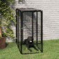 Box Cani a 6 Pannelli Nero 50x100cm Acciaio Verniciato Polvere Box Cani a 6 Pannelli Nero 50x100cm Acciaio Verniciato Polvere