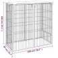 Box Cani a 6 Pannelli Nero 50x100cm Acciaio Verniciato Polvere Box Cani a 6 Pannelli Nero 50x100cm Acciaio Verniciato Polvere