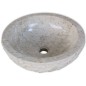 vidaXL Lavandino in Marmo 40 cm Crema