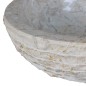 vidaXL Lavandino in Marmo 40 cm Crema