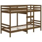 Letto a Castello Miele 90x200 cm in Legno Massello di Pino Letto a Castello Miele 90x200 cm in Legno Massello di Pino