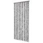 vidaXL Zanzariera Grigio e Bianco 56x200 cm Ciniglia