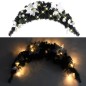 Ghirlanda di Natale ad Arco con Lucine LED Verde 90 cm in PVC Ghirlanda di Natale ad Arco con Lucine LED Verde 90 cm in PVC