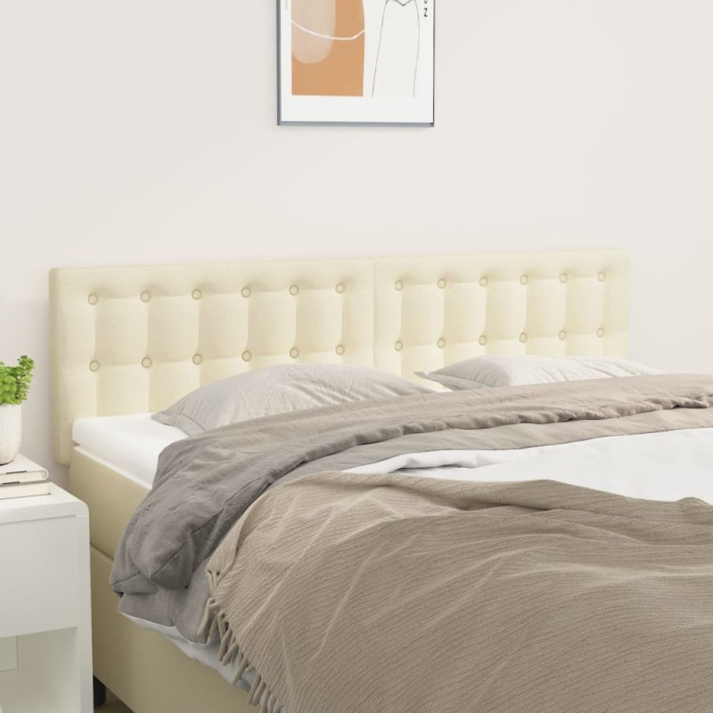 Testiere 2 pz Crema 72x5x78/88 cm in Similpelle Testiere 2 pz Crema 72x5x78/88 cm in Similpelle