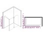 Box Doccia Pieghevole a Libro in ESG 120x68x130 cm Box Doccia Pieghevole a Libro in ESG 120x68x130 cm