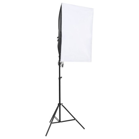 Kit per Studio Fotografico 6 pz con Set di Luci e Softbox