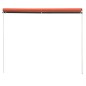 Tenda da Sole Retrattile 250x150 cm Arancione e Marrone Tenda da Sole Retrattile 250x150 cm Arancione e Marrone