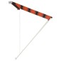 Tenda da Sole Retrattile 300x150 cm Arancione e Marrone Tenda da Sole Retrattile 300x150 cm Arancione e Marrone