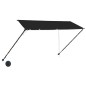 vidaXL Tenda da Sole Retrattile con LED 350x150 cm Antracite vidaXL Tenda da Sole Retrattile con LED 350x150 cm Antracite