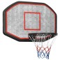 vidaXL Tabellone da Pallacanestro Nero 109x71x3 cm Polietilene vidaXL Tabellone da Pallacanestro Nero 109x71x3 cm Polietilene