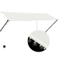 Tenda da Sole Retrattile con LED 300x150 cm Crema Tenda da Sole Retrattile con LED 300x150 cm Crema