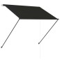 Tenda da Sole Retrattile con LED 150x150 cm Antracite Tenda da Sole Retrattile con LED 150x150 cm Antracite