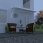 Tenda da Sole Retrattile con LED 400x150 cm Crema Tenda da Sole Retrattile con LED 400x150 cm Crema