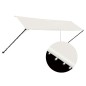 Tenda da Sole Retrattile con LED 400x150 cm Crema Tenda da Sole Retrattile con LED 400x150 cm Crema