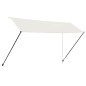 Tenda da Sole Retrattile con LED 400x150 cm Crema Tenda da Sole Retrattile con LED 400x150 cm Crema