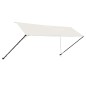 Tenda da Sole Retrattile con LED 400x150 cm Crema Tenda da Sole Retrattile con LED 400x150 cm Crema