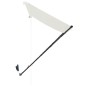 Tenda da Sole Retrattile con LED 400x150 cm Crema Tenda da Sole Retrattile con LED 400x150 cm Crema