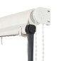 Tenda da Sole Retrattile con LED 400x150 cm Crema Tenda da Sole Retrattile con LED 400x150 cm Crema