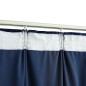 Tende Oscuranti con Ganci 2 pz Blu Scuro in Velluto 140x245 cm Tende Oscuranti con Ganci 2 pz Blu Scuro in Velluto 140x245 cm