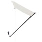 Tenda da Sole Retrattile con LED 150x150 cm Crema Tenda da Sole Retrattile con LED 150x150 cm Crema