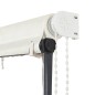 Tenda da Sole Retrattile con LED 150x150 cm Crema Tenda da Sole Retrattile con LED 150x150 cm Crema
