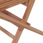 Sedie da Giardino Pieghevoli 4 pz in Legno Massello di Teak Sedie da Giardino Pieghevoli 4 pz in Legno Massello di Teak