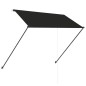 Tenda da Sole Retrattile con LED 250x150 cm Antracite Tenda da Sole Retrattile con LED 250x150 cm Antracite