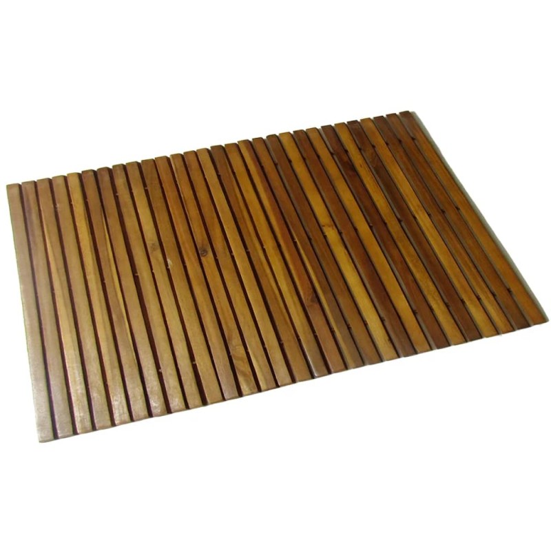 Stuoia per bagno in acacia 80 x 50 cm Stuoia per bagno in acacia 80 x 50 cm