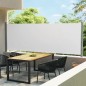 vidaXL Tenda Laterale Retrattile per Patio 600x160 cm Crema vidaXL Tenda Laterale Retrattile per Patio 600x160 cm Crema
