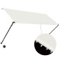 vidaXL Tenda da Sole Retrattile con LED 250x150 cm Crema vidaXL Tenda da Sole Retrattile con LED 250x150 cm Crema