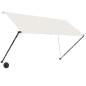 vidaXL Tenda da Sole Retrattile con LED 250x150 cm Crema vidaXL Tenda da Sole Retrattile con LED 250x150 cm Crema